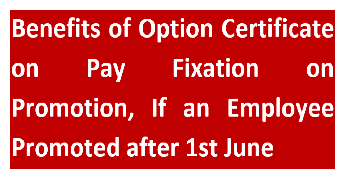 You Know the Benefits of Option Certificate on Promotion?