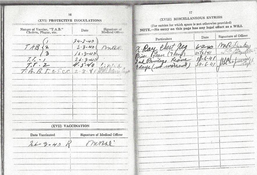 Duplicate Service Book