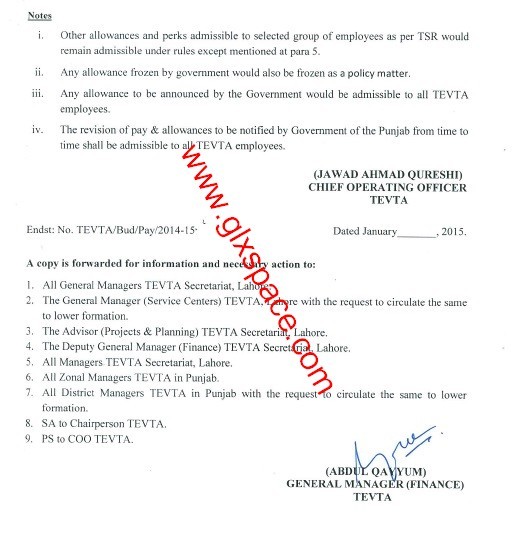 TEVTA PAY SCALES 3