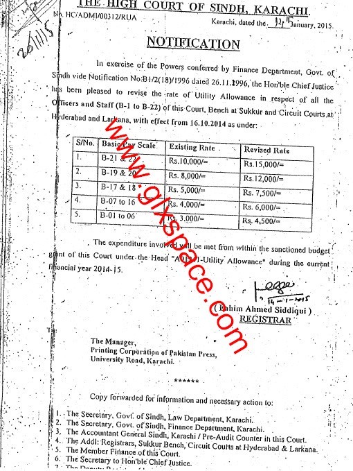 Revised Utility Allowance