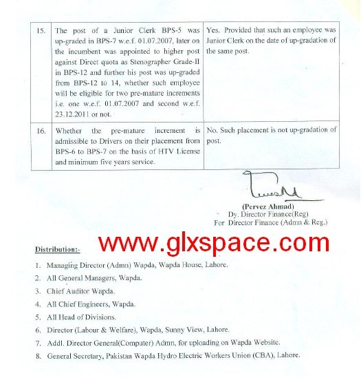Premature Increment Upgradation 4