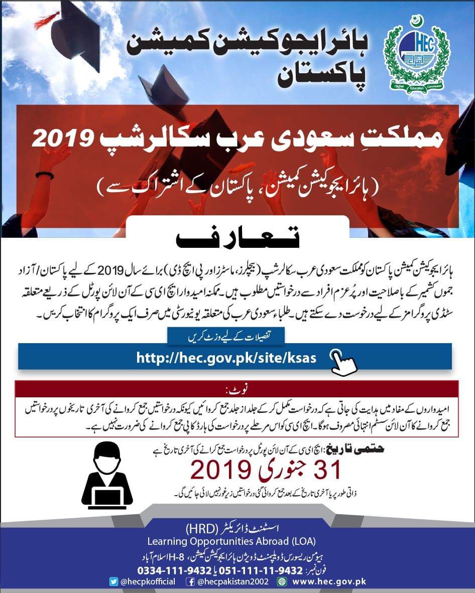 Scholarship for Pakistani Students