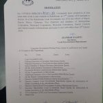 Notification of Local Government Offices Shall Seize to Exist With Effect From 28-01-2019