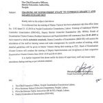 Notification of Training Supervisory Staff to Conduct Grade 5 and Grade 8 Exams 2019