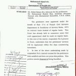 LHC Multan Bench Multan Decision Regarding Appointment on Regular Basis under Rule 17-A Instead of Contract Basis
