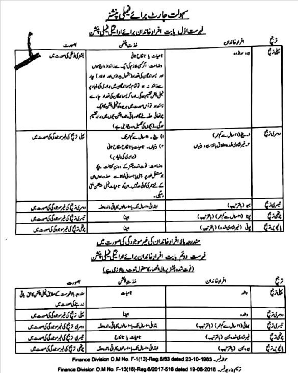 Financial Assistant to the Family of a Civil Servant Punjab