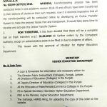 Notification of Complete Ban on Fresh Transfers wef 01-06-2019