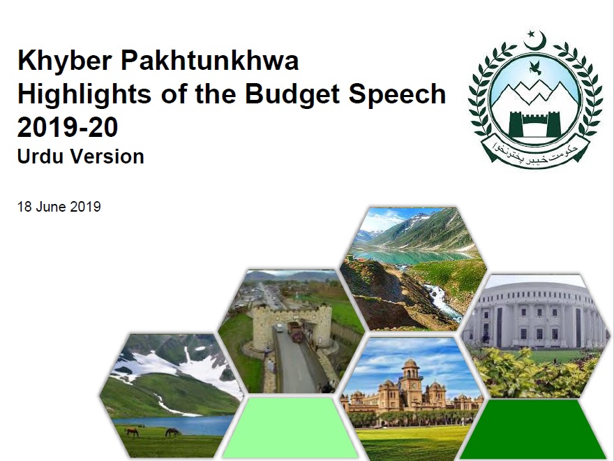 Budget Speech 2019-20 KPK