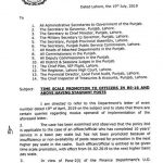 Clarification Time Scale Promotion BPS-16 & Above Officers Punjab