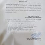 Notification of Extension Contract Period One Year of Headmasters / Mistresses BPS-17