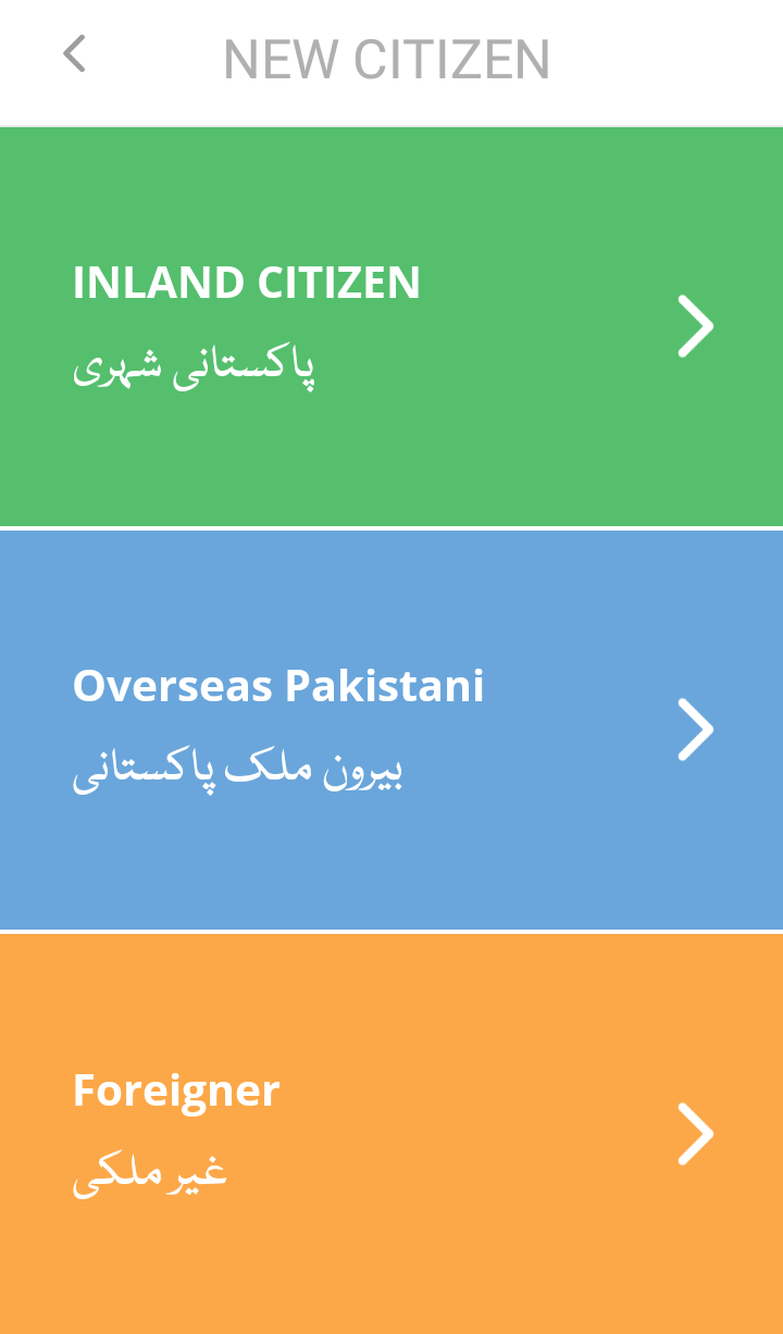 Registration Process Pakistan Citizen Portal