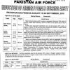Pakistan Air Force Jobs 2019 (PAF Jobs 2019) August /September 2019