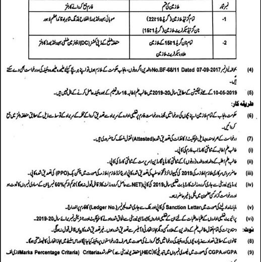 Detail of Grants from Benevolent Fund for Punjab Govt Employees