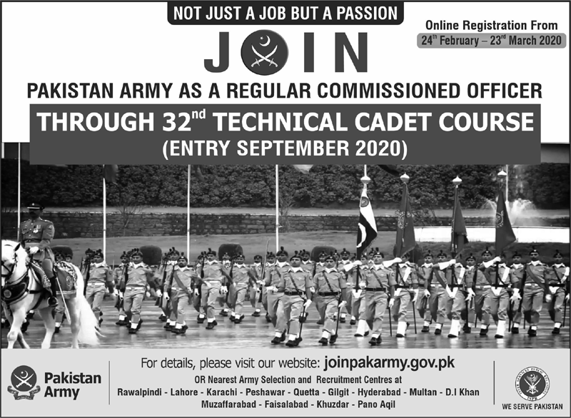 Join Pak Army 2020