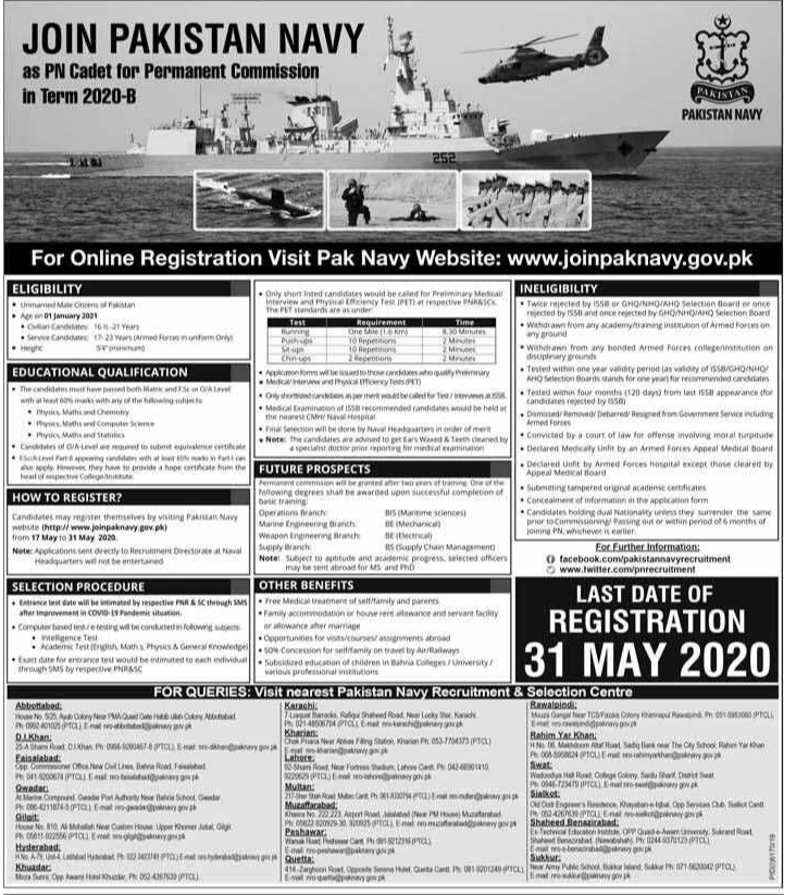 Join Pak Navy 2020