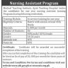 One Year Training for Nursing Assistant Program ATH – Rs. 5000 Monthly Stipend