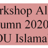 Workshop Alert Autumn 2020 AIOU Islamabad