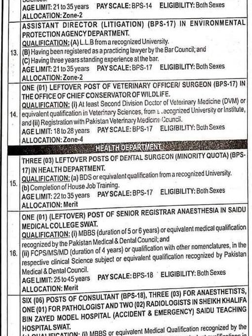 KPPSC Teachers and Other Jobs Advertisement for 2021