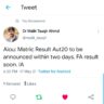 AIOU Result Matric and FA Autumn 2020