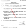 Grant of Annual Increment 2020 and Honorarium to USC Employees