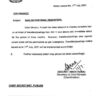Ban on Posting Transfer 2021 Punjab