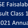 BISE Faisalabad Result Class 10th 2021 Annual