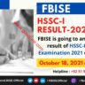 FBISE HSSC-I (1st Year) Annual Result 2021