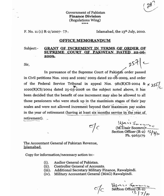 Pension and Pay Increase Given in Two Stages in National Pay Scales 1994