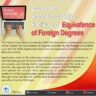 Paperless Online Facility of Equivalence of Foreign Degrees