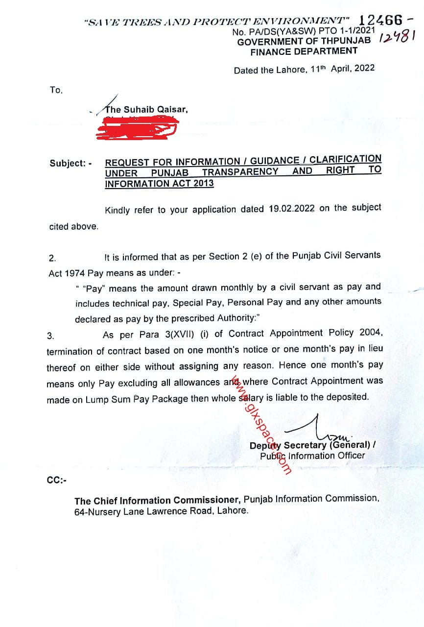 Clarification Only Basic Pay or Allowances too on Resignation from Service