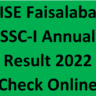 BISE Faisalabad SSC-I Annual Result 2022 Check Online