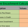 What is the Cost Value of One Leave?