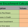 What is the Cost Value of one Leave