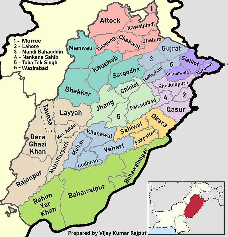 New Administrative Division 2023 of Punjab Province