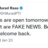 Muraad Raas Tweet Regarding Opening Schools on 09-01-2023