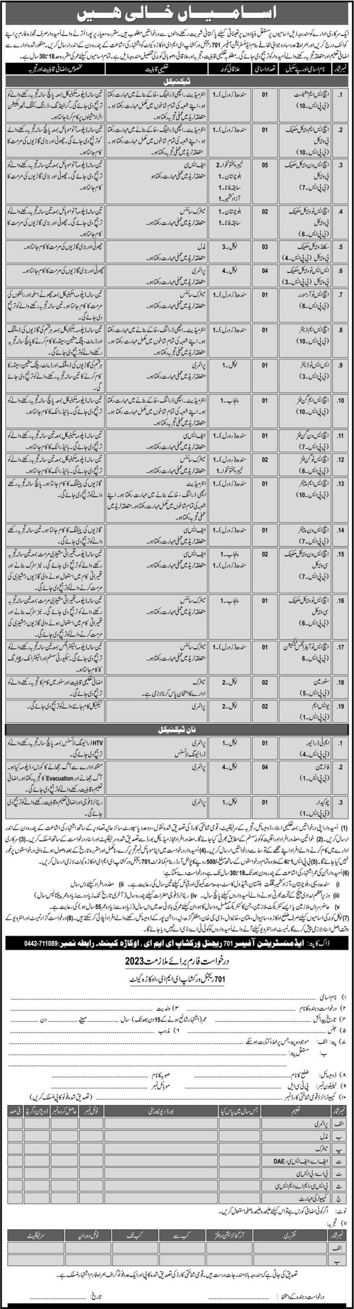 BPS-01 to BPS-10 New Government Vacancies 2023