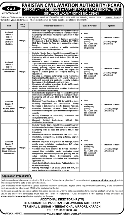 The Latest PCCA job Vacancies 2023