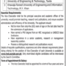 Vacancies for Vice Chancellors in Public Sector Universities in Punjab