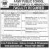 Army Public School (APS) Defence Complex Islamabad Vacancies 2023