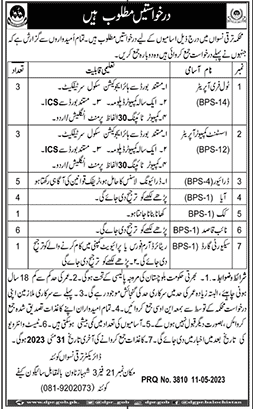 BPS-01 to BPS-14 Women Development Department Vacancies 2023