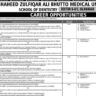 Latest Vacancies in Shaheed Zulfiqar Ali Bhutto Medical University