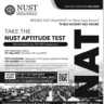 NUST Aptitude Test for 90+ MS Programs