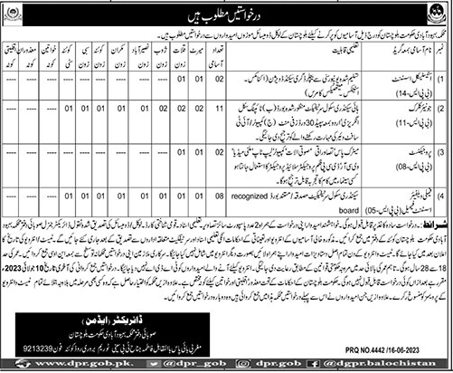 The Latest Job Vacancies in Population Control Department 2023