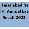 BISE Faisalabad Result SSC -II Annual Exams Result 2023