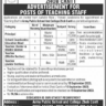 APS Zhob Cantt Teaching Vacancies 2023