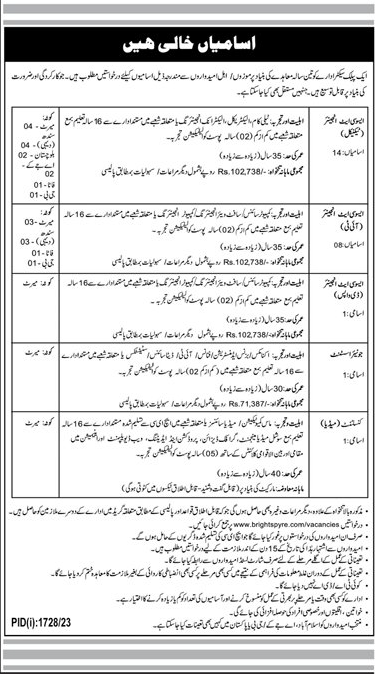 Public Sector Organization Vacancies September 2023