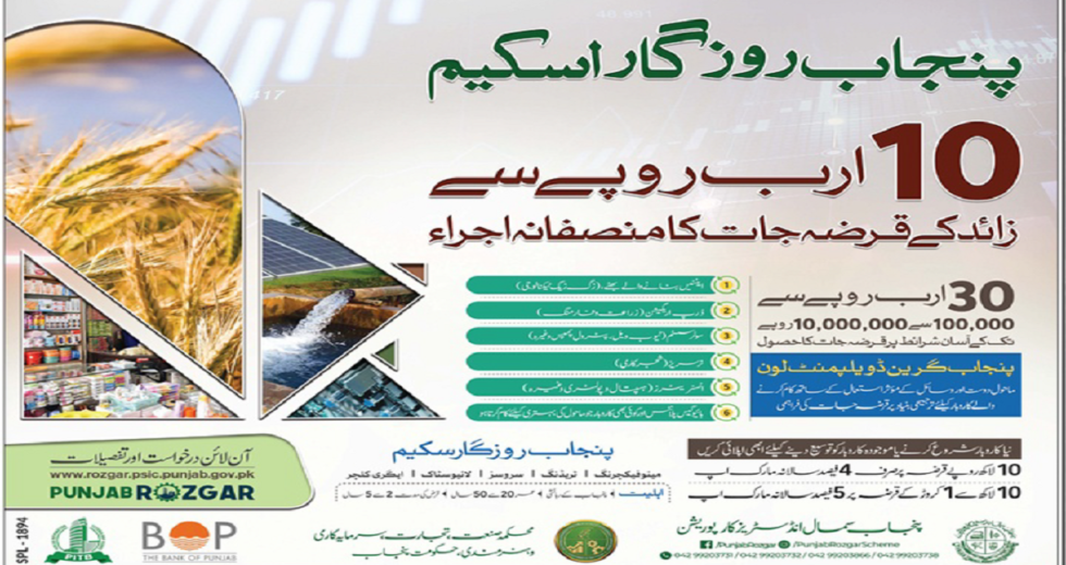 Punjab Rozgar Scheme Easy Installment Loan Scheme 2023