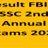 Result FBISE SSC 2nd Annual Exams 2023