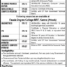 Latest Jobs in Fazaia Schools and Colleges Minhas Kamra 2023
