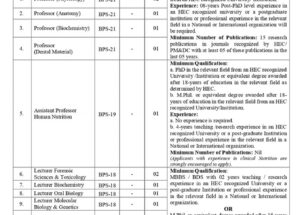 The Latest Vacancies in Khyber Medical University (KMU) 2024